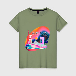 Женская футболка 80s Love