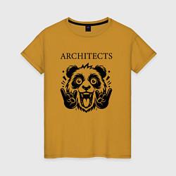 Женская футболка Architects - rock panda
