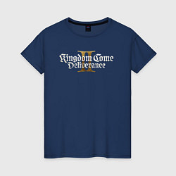 Женская футболка Kingdom come 2 deliverance logo