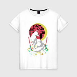 Женская футболка Лунная Инари