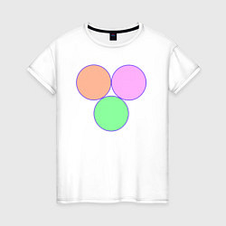 Женская футболка Три круга