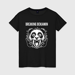 Женская футболка Breaking Benjamin rock panda