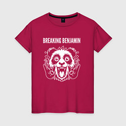 Женская футболка Breaking Benjamin rock panda