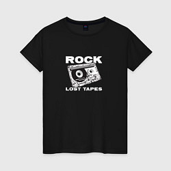 Женская футболка Rock lost tapes