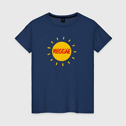 Женская футболка Солнечное регги