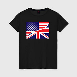 Женская футболка США и Великобритания