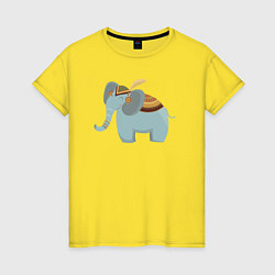 Женская футболка Cute elephant