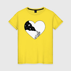 Женская футболка Любовь к космосу