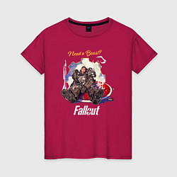 Женская футболка Maximus fallout need a boost