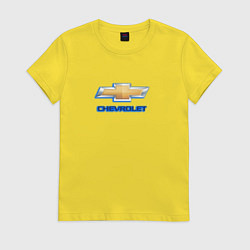 Женская футболка Chevrolet brend auto