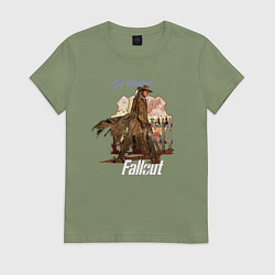 Женская футболка Ghoul fallout Get Wasted