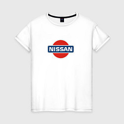 Женская футболка Nissan avto brend