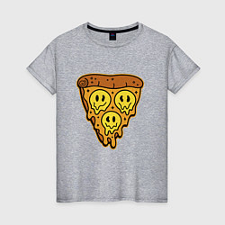 Женская футболка Happy nation pizza