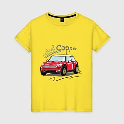 Женская футболка Mini Cooper