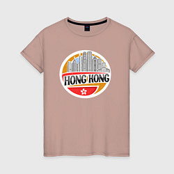 Женская футболка Мегаполис Гонконг