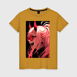 Женская футболка Человек-бензопила Пауэр демон крови