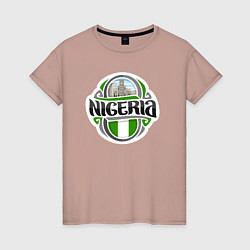 Женская футболка Нигерия