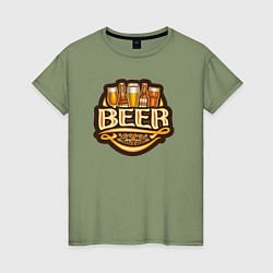 Женская футболка Моё пиво