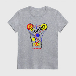 Женская футболка Движок