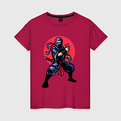Женская футболка Warrior ninja