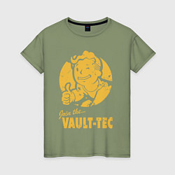 Женская футболка Vault boy like print