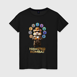 Женская футболка Lord hamster kombat