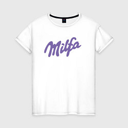 Женская футболка Milfa в стиле milka