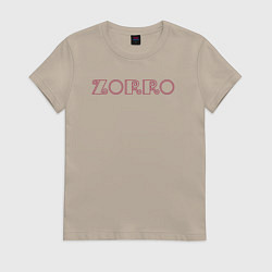 Женская футболка Zorro