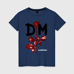 Женская футболка Depeche mode - violator