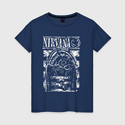 Женская футболка Nirvana grange rock