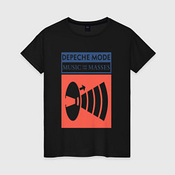 Женская футболка Depeche Mode - Music for the masses merch