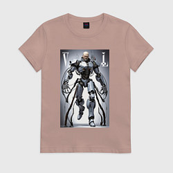 Женская футболка Cyber Lenin - armor on suction cups