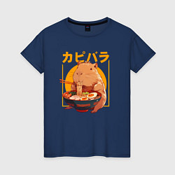 Женская футболка Japan style capybara