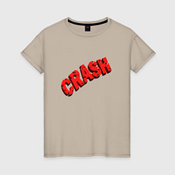 Женская футболка Crash