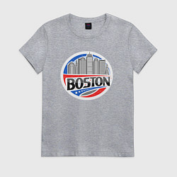 Женская футболка City Boston