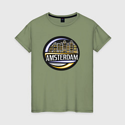 Женская футболка City Amsterdam
