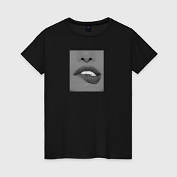 Женская футболка Сексуальные женские губы