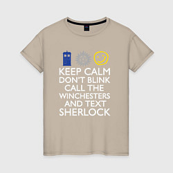 Женская футболка Doctor Sherlock