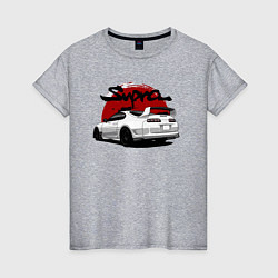 Женская футболка Автомобиль Toyota Supra