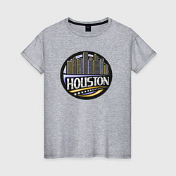 Женская футболка Мегаполис Хьюстон