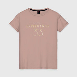 Женская футболка Clair Obsur expedition 33 logo