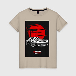 Женская футболка Mazda rx-7 jdm style