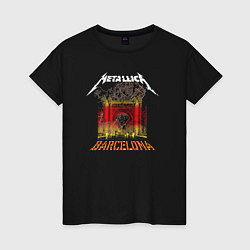 Женская футболка Metallica Barcelona
