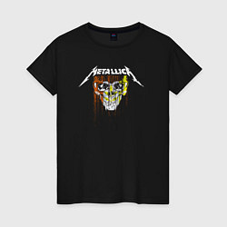 Женская футболка Metallica rock