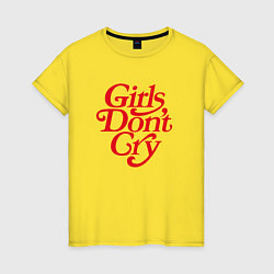 Женская футболка Girls dont cry