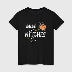 Футболка хлопковая женская Best nitches, цвет: черный