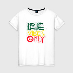 Женская футболка Irie vibes only