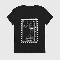 Женская футболка Екатеринбург белый