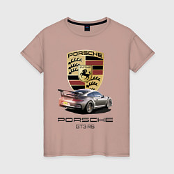 Женская футболка Porsche GT 3 RS motorsport