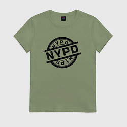 Женская футболка New York police
